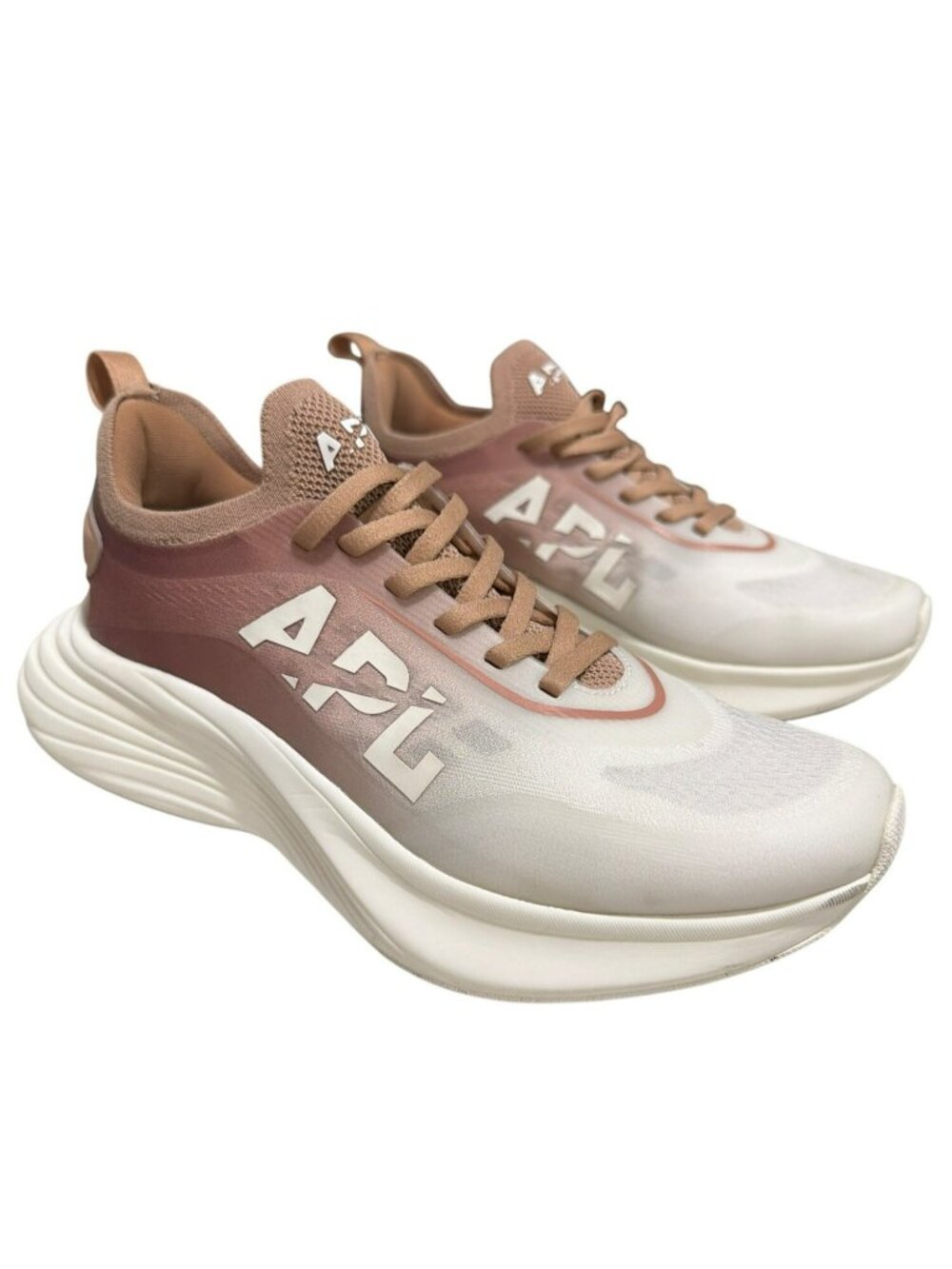 APL Athletic Propulsion Labs Podium Sneaker Latte Ivory Womens 7.5 New
